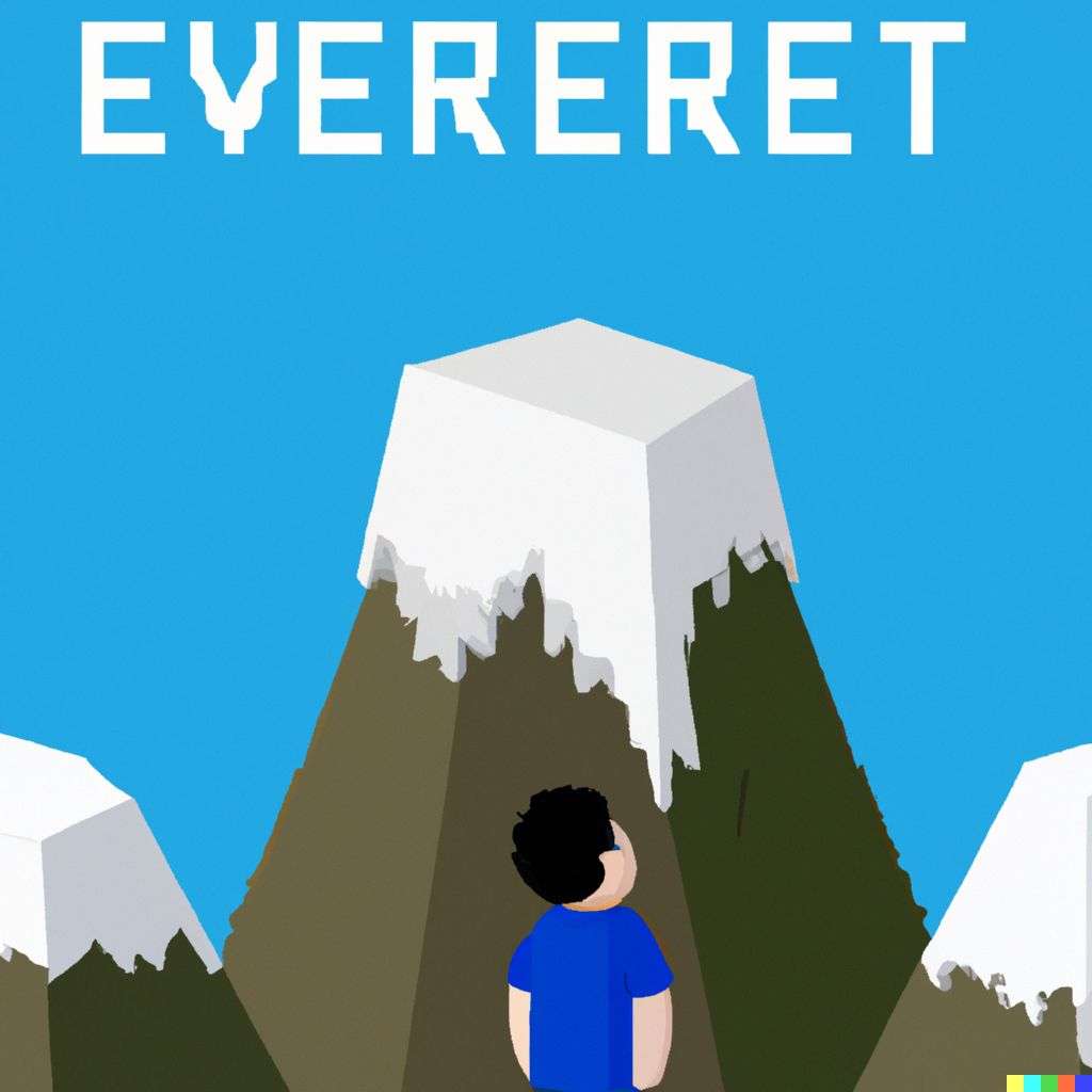 someone gazing at Mount Everest, game design